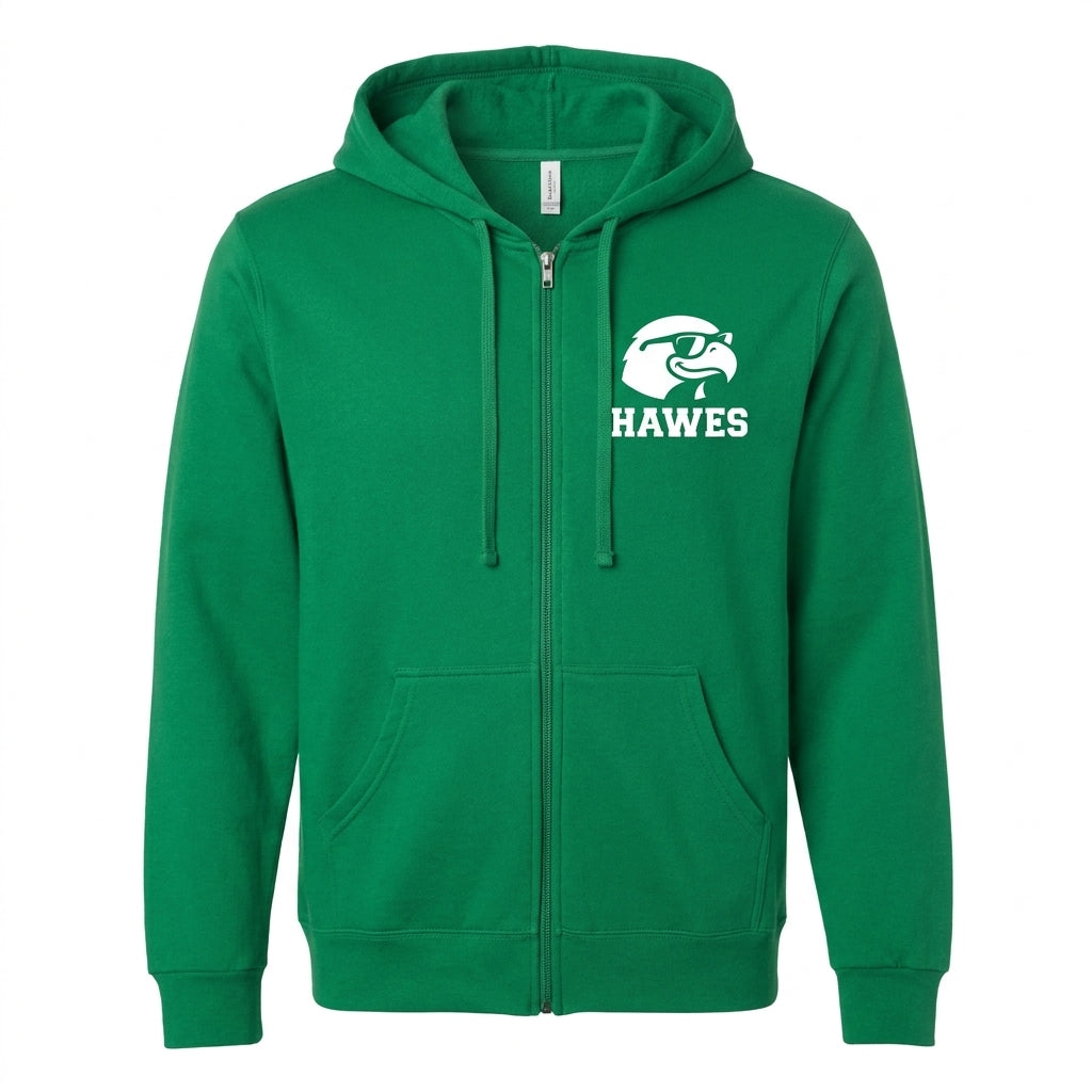 #01 KELLY ZIP HOODIE front