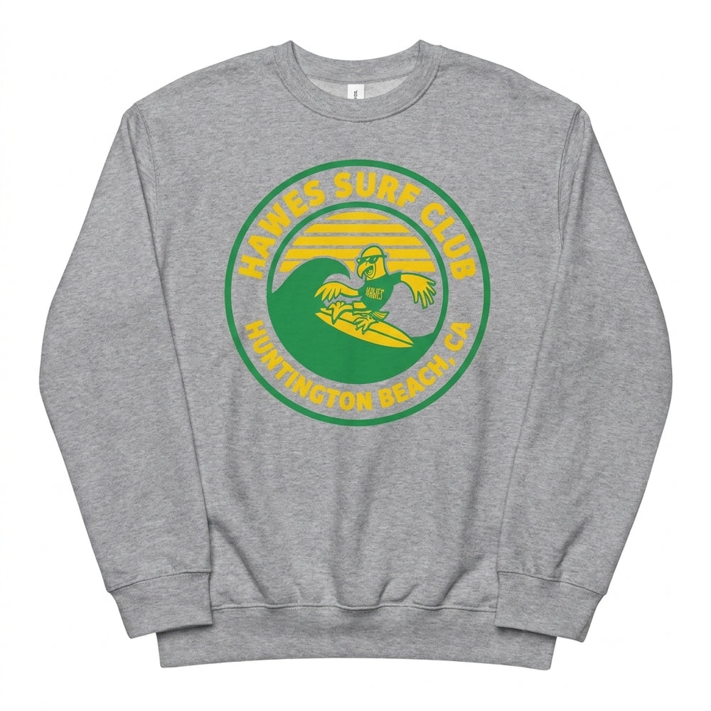 #02 ATHLETIC HEATHER CREWNECK front