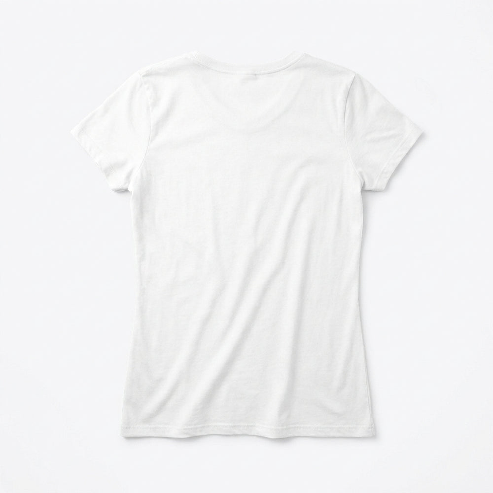 #02 WHITE WOMEN'S TEE back