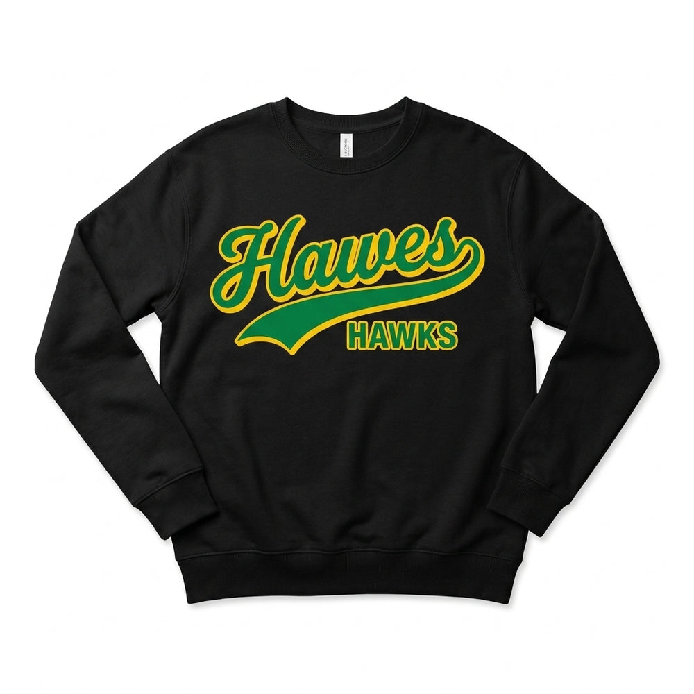 #03 BLACK CREWNECK front