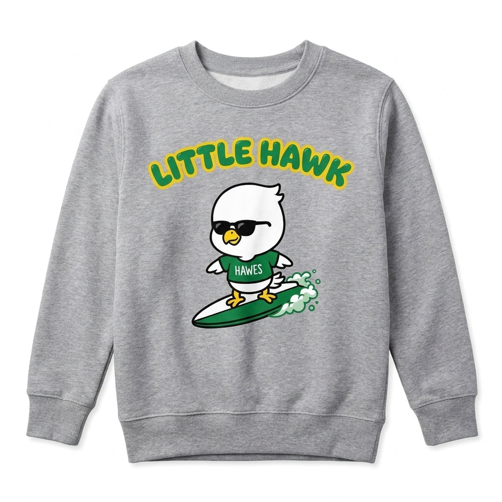 #04 ATHLETIC HEATHER CREWNECK front