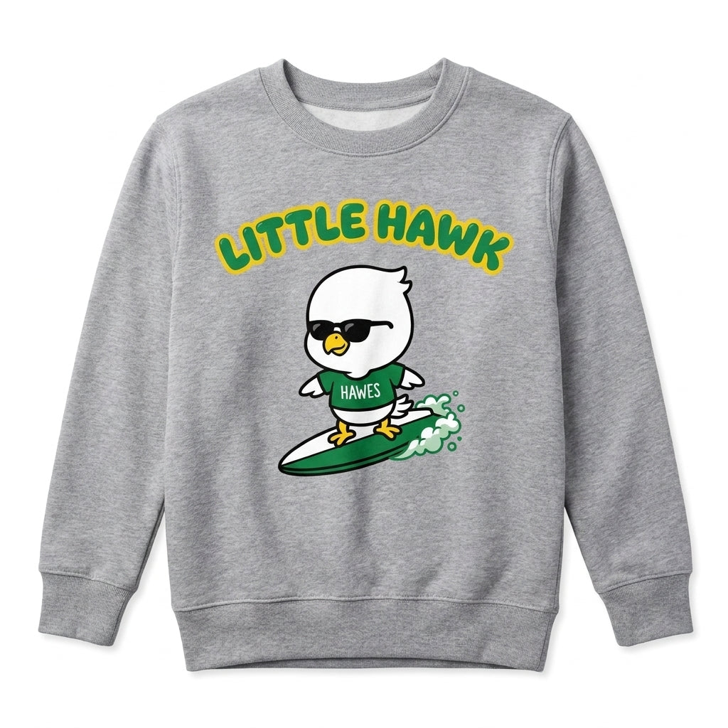 #04 ATHLETIC HEATHER CREWNECK front