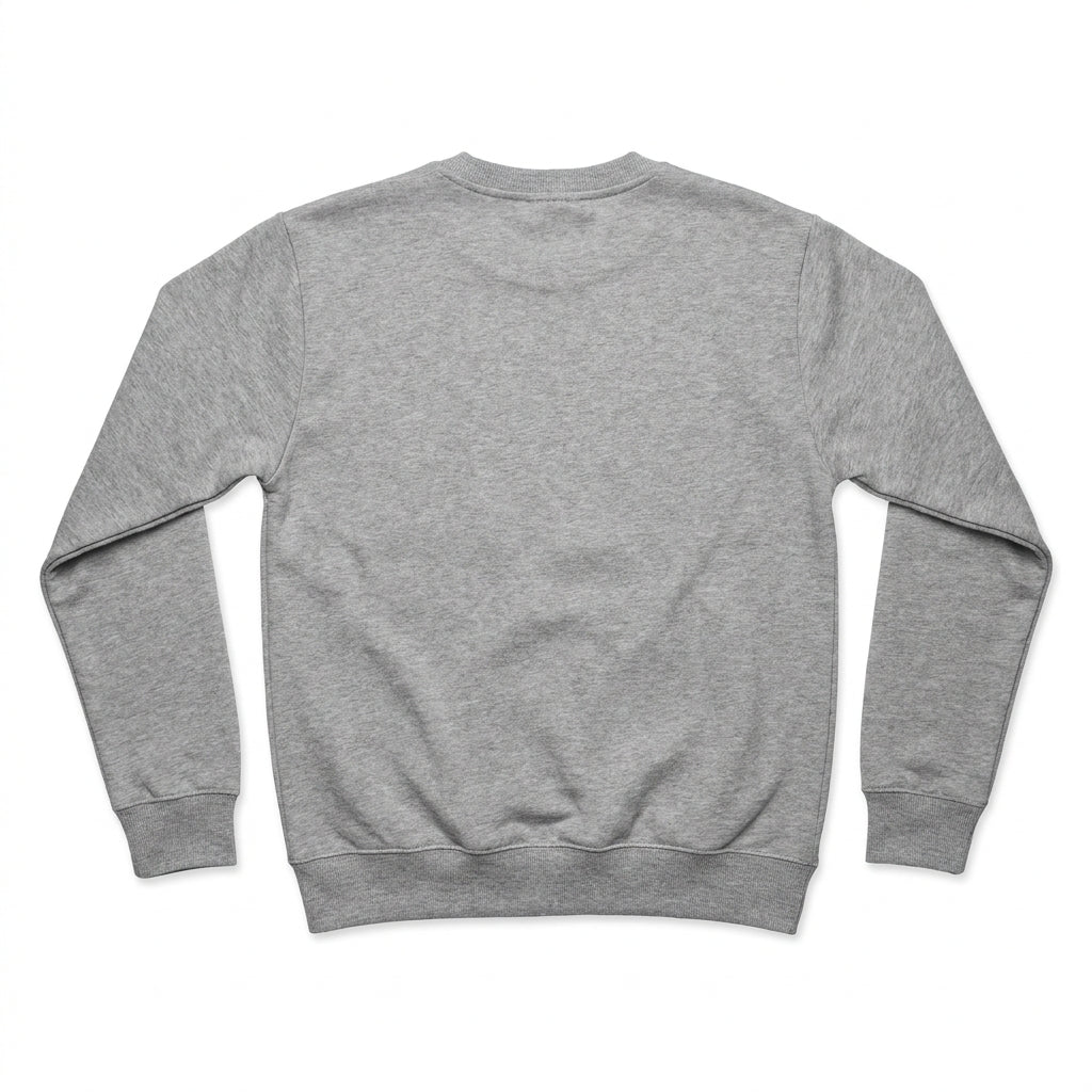 #04 ATHLETIC HEATHER CREWNECK back