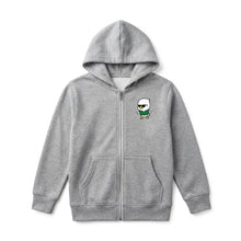 #04 ATHLETIC HEATHER ZIP HOODIE front