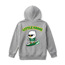 #04 ATHLETIC HEATHER ZIP HOODIE back