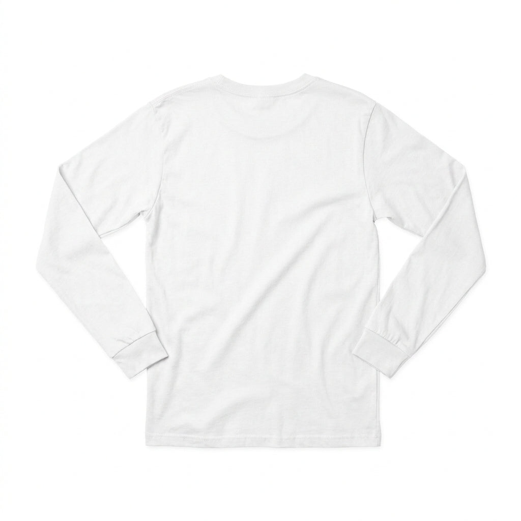 #04 WHITE LONG SLEEVE back